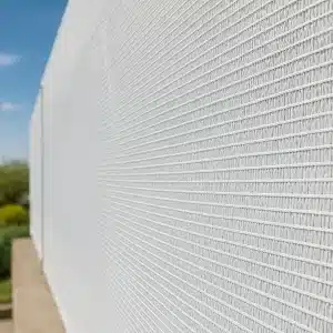 Telo ombreggiante bianco frangivista per recinzioni e giardini