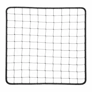 Rete voliera maglia 40x40 mm in polietilene nero con filo Ø 1,2 mm, ideale per voliere e recinzioni