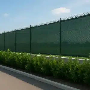 Teloombreggiante 140g su misura frangivista verde per recinzioni giardini e terrazzi