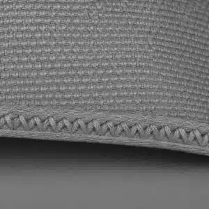 Telo ombreggiante grigio antracite con corda perimetrale da 6 mm