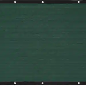 Telo ombreggiante pesante verde con occhielli – copertura campi sportivi, tennis, calcio, serre e allevamenti