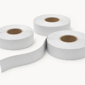Tre rotoli di nastro segnacampo tennis bianco largo 45 mm