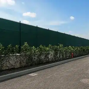 Rete ombreggiante verde scuro 90% frangivista resistente e robusta