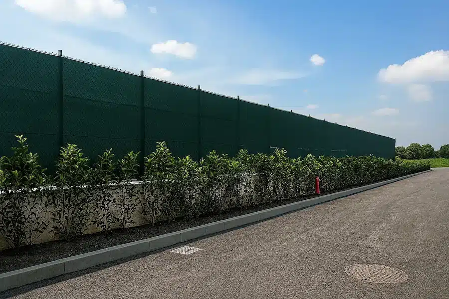 Rete ombreggiante verde scuro 90% frangivista resistente e robusta