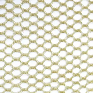 Rete raccolta olive su misura a nido d’ape beige, resistente per olive e frutti secchi