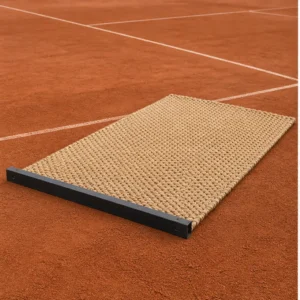 Stuoia tennis in fibra naturale 200 x 120 cm con guida in ferro